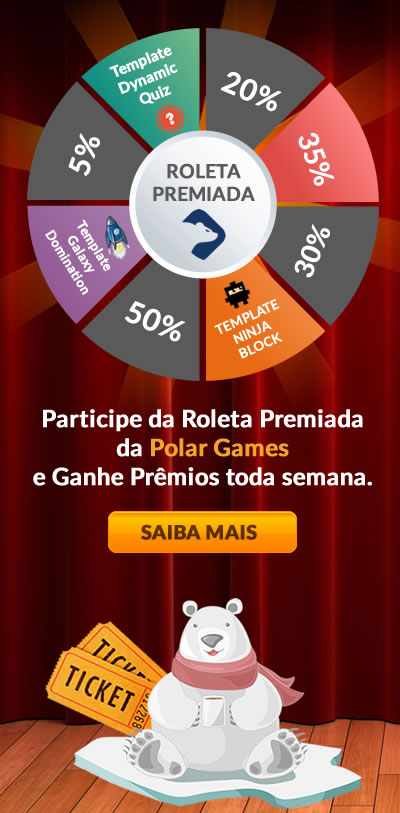 Participe da Roleta Prêmiada da Polar Games e ganhe prêmios.