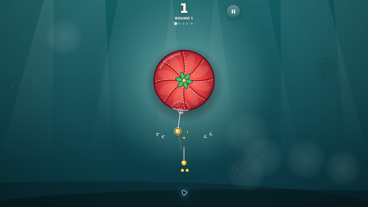 Pinloop gameplay screen