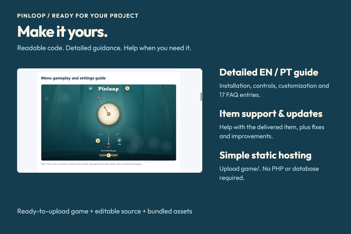 Pinloop features