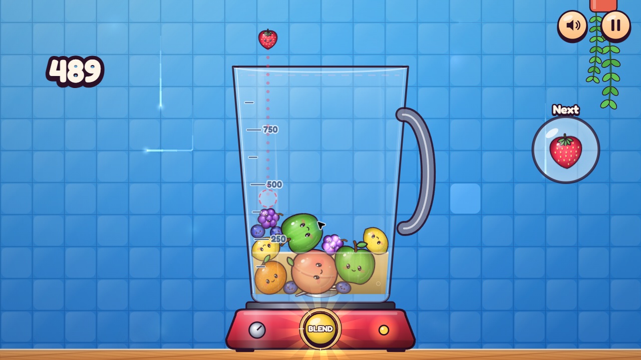 Plop gameplay screen