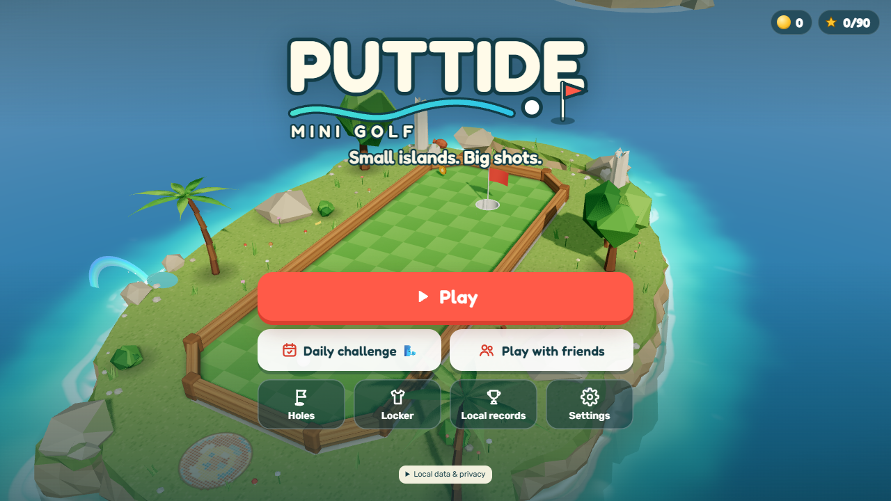 Main menu: modes and navigation