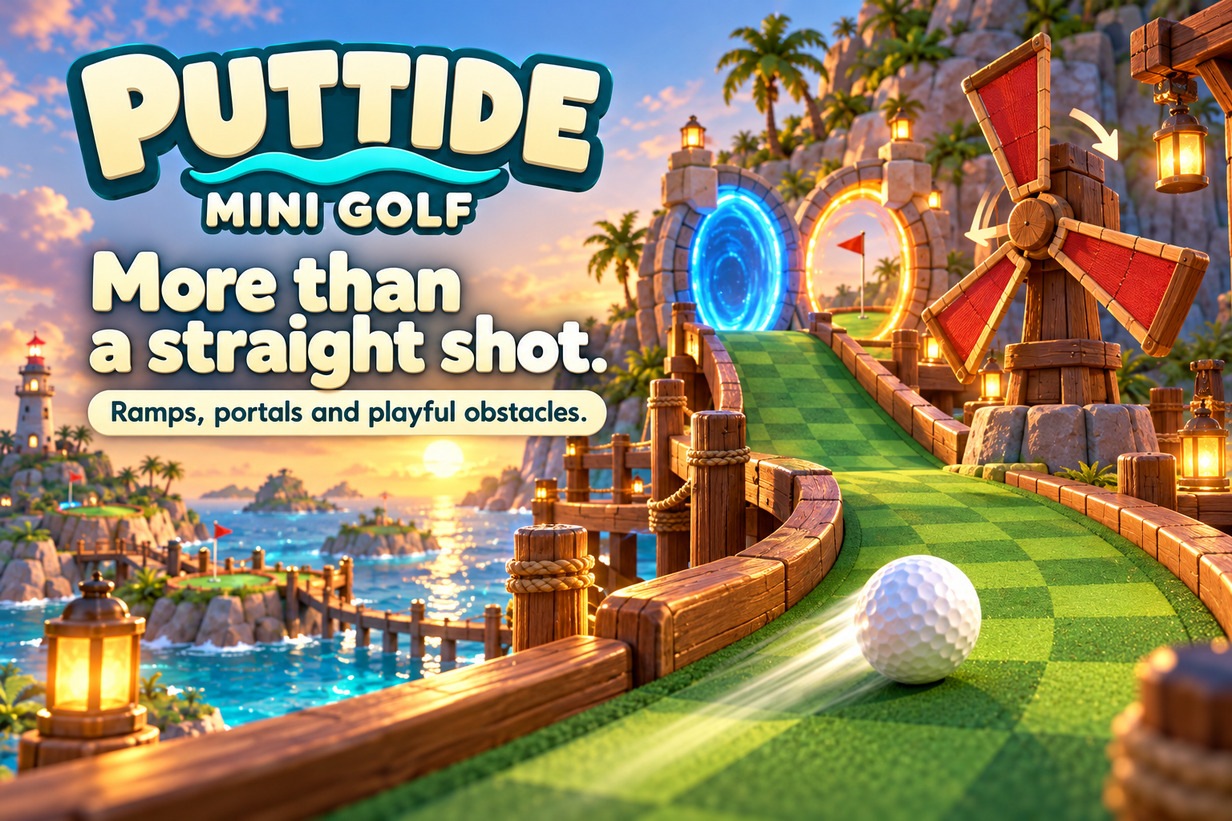 Puttide: Mini Golf — promotional feature panel 3