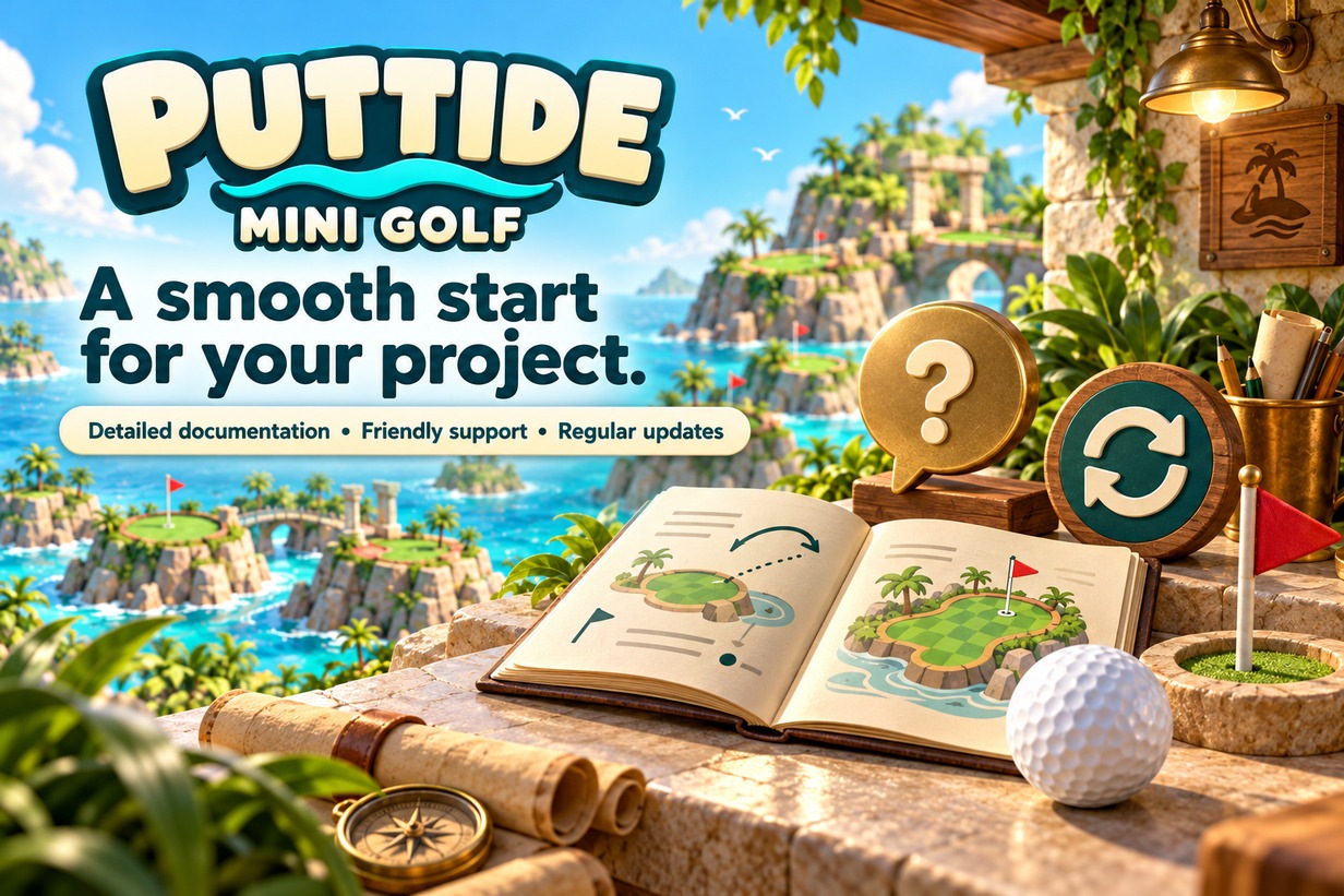 Puttide: Mini Golf — promotional feature panel 8