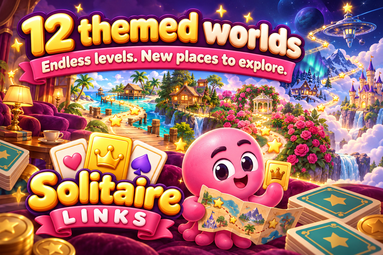 12 themed worlds