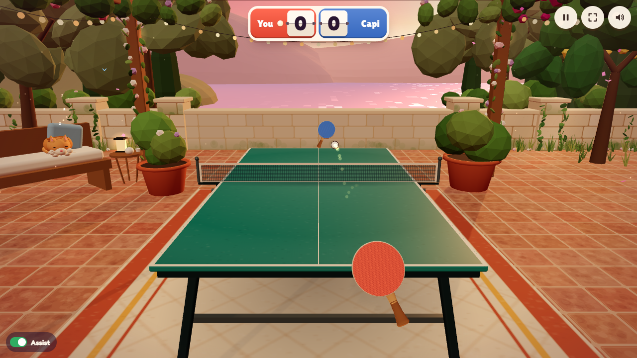 Actual gameplay: play area and HUD