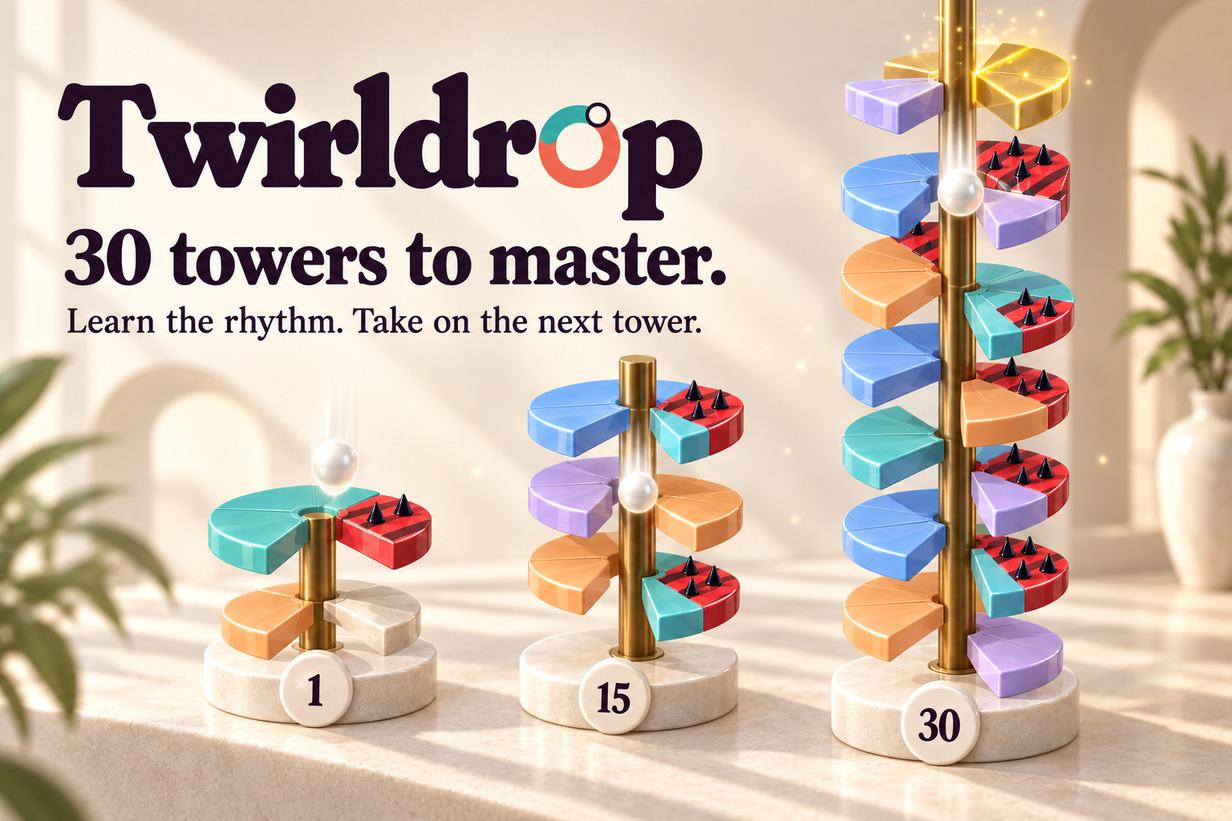 Twirldrop features
