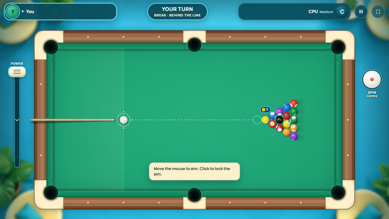 Actual gameplay: play area and HUD