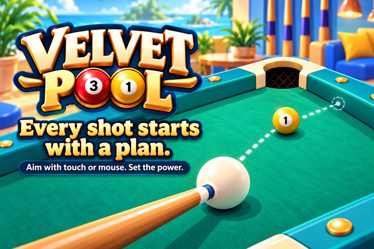 Velvet Pool — promotional feature panel 2