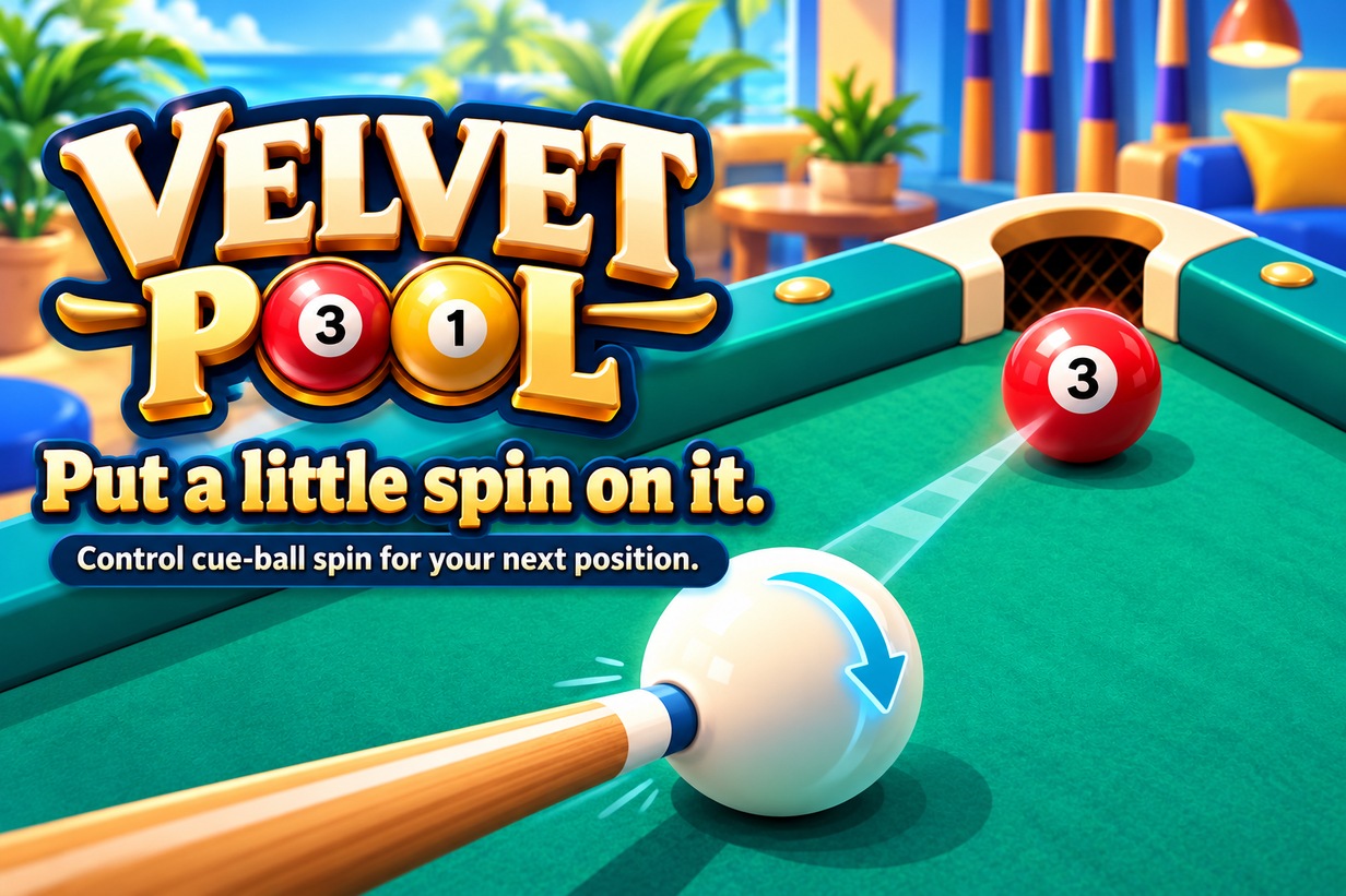 Velvet Pool — promotional feature panel 3