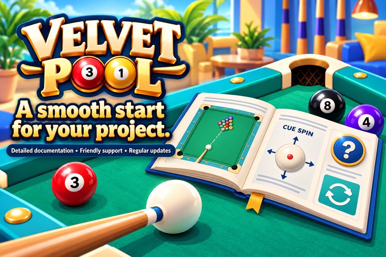 Velvet Pool — promotional feature panel 8