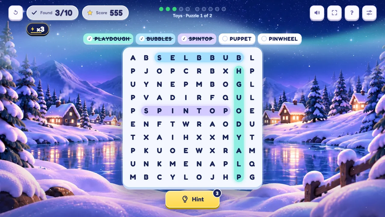 Find hidden words