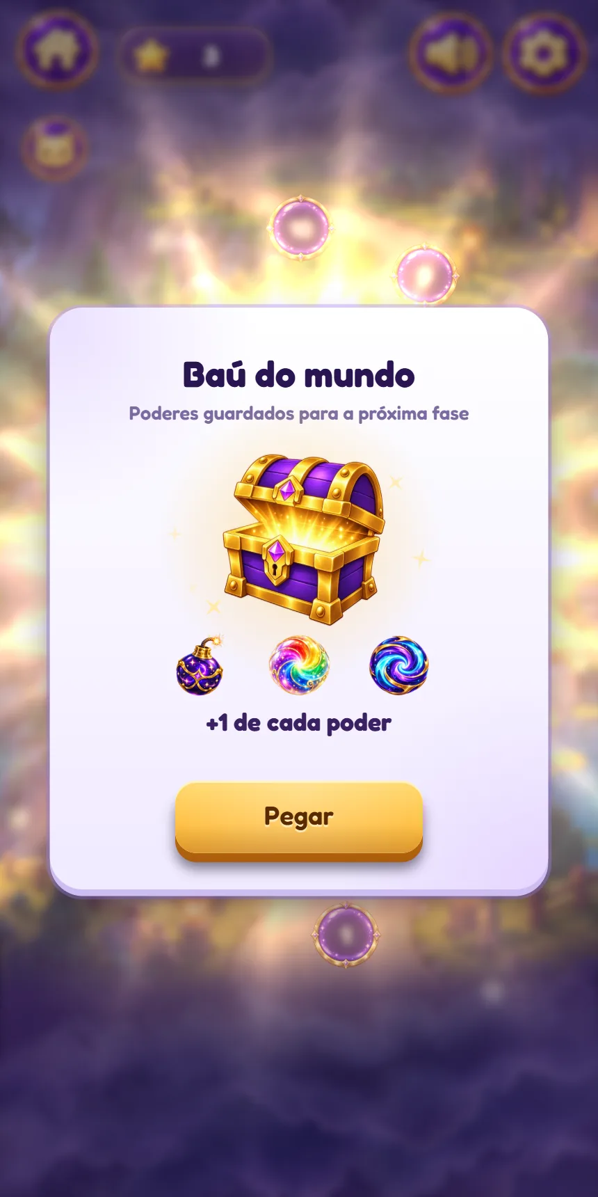 Opening a world chest.