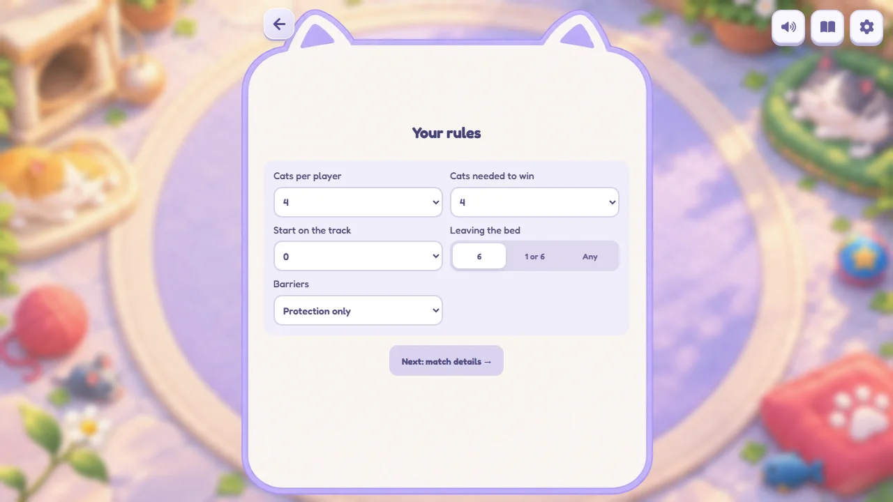Custom mode: set your own rules
