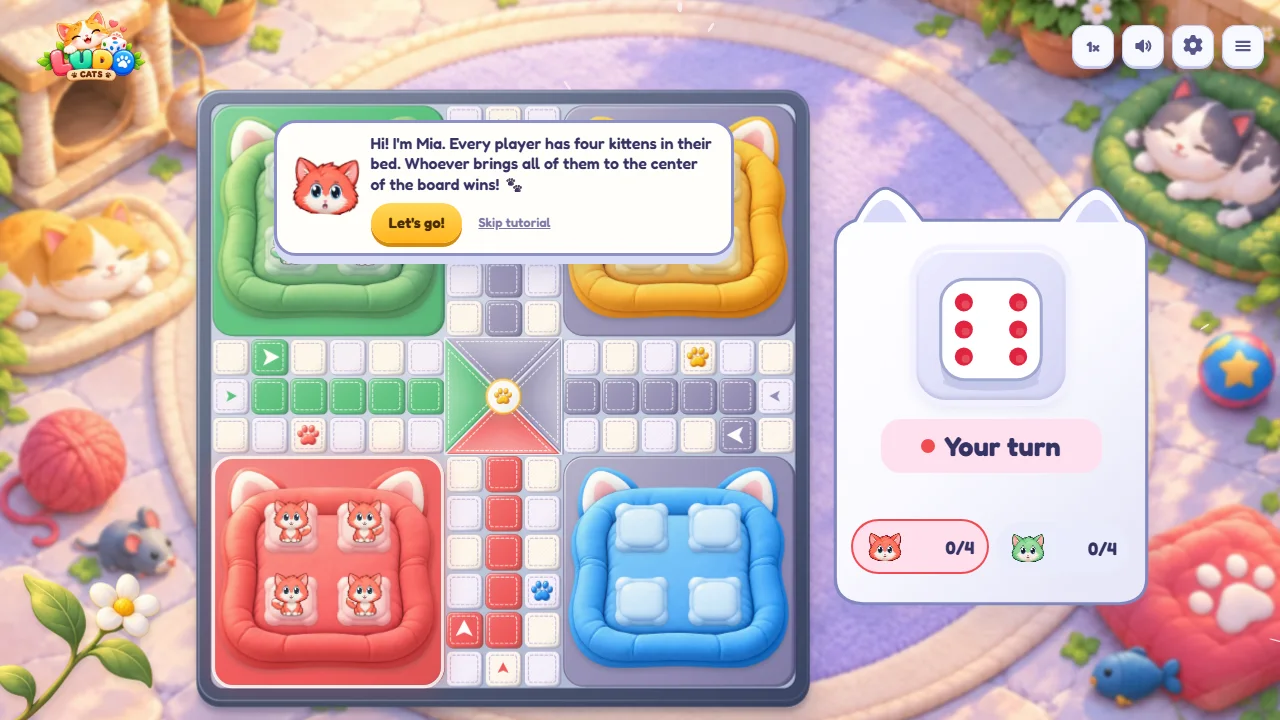 Mia the cat teaches the rules
