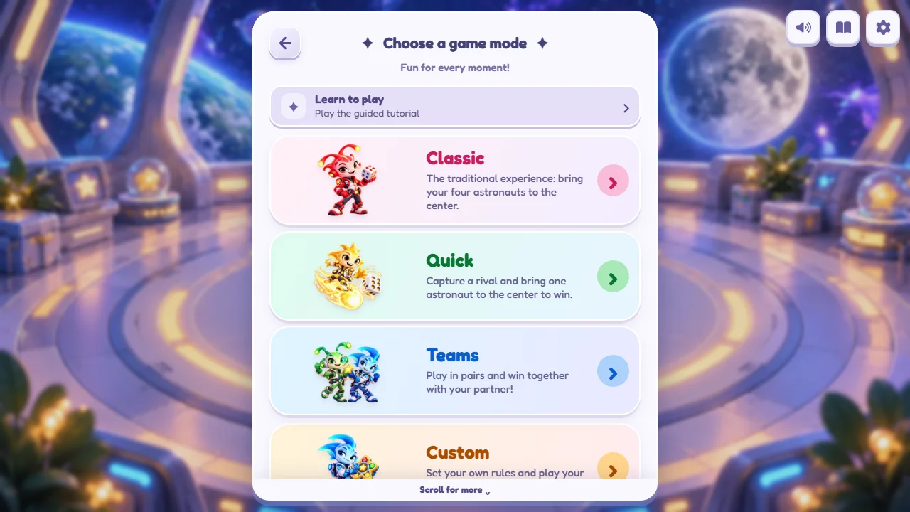 Choose a game mode