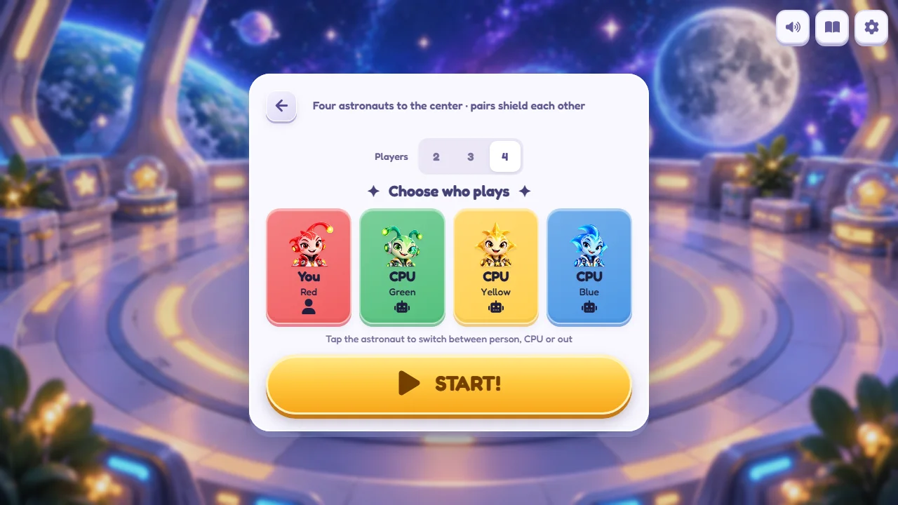Choose the players