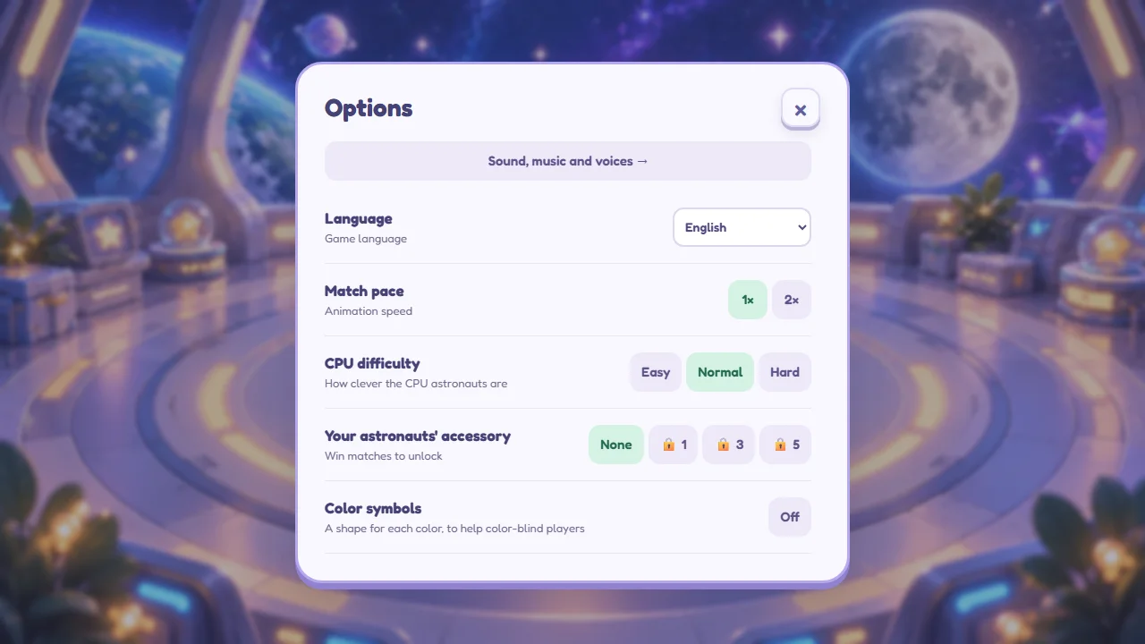 Game options