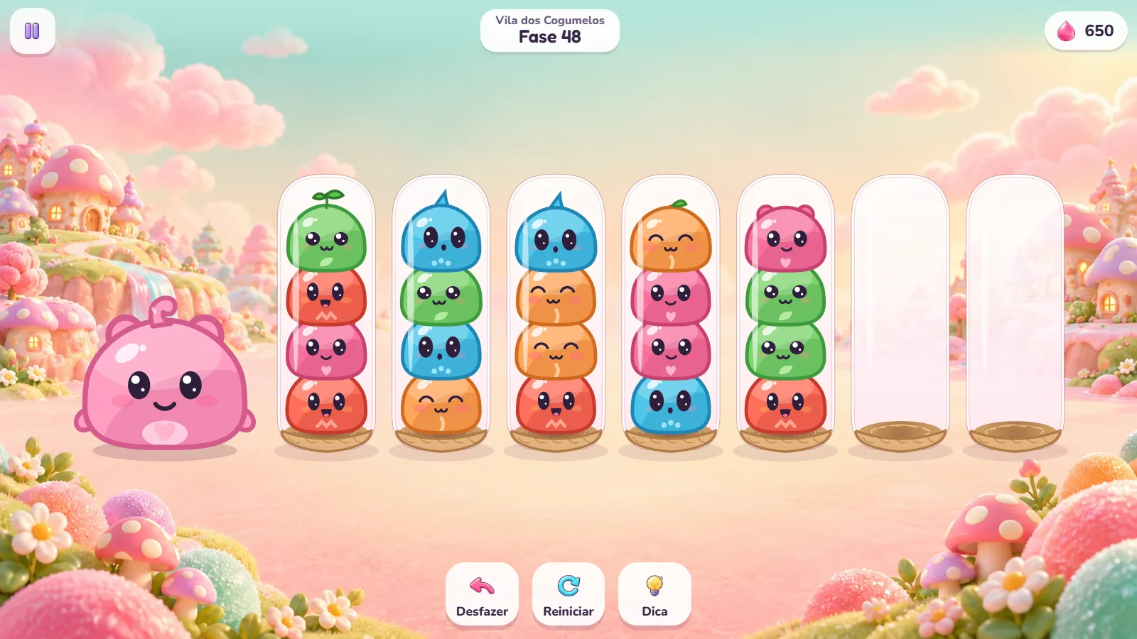 More challenges in Mushroom Village