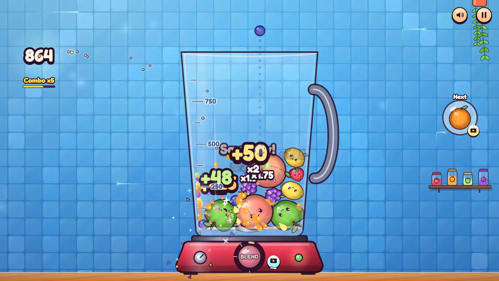 Plop! Fruit Merge